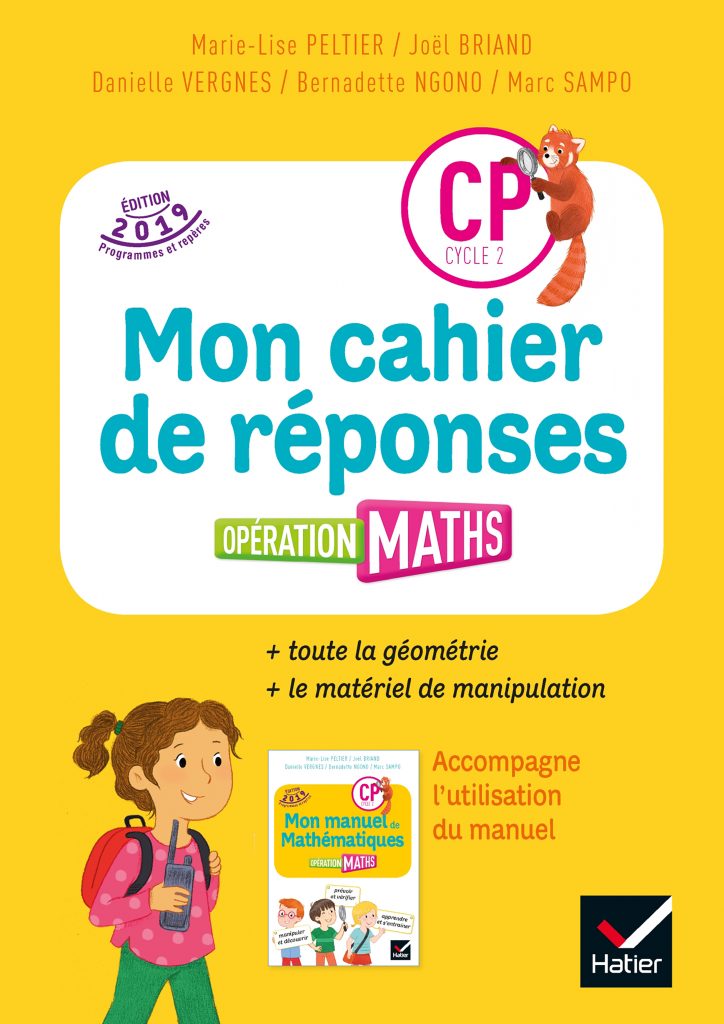 Opération Maths - Mon cahier de réponses CP