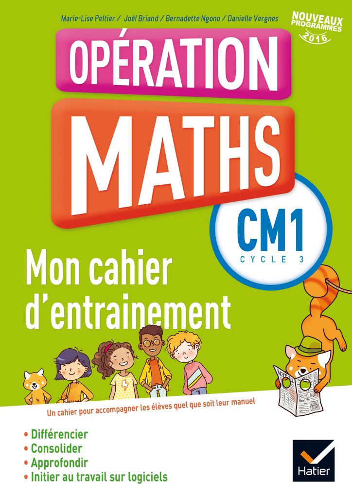 Opération Maths - Cahier d'entraînement CM1